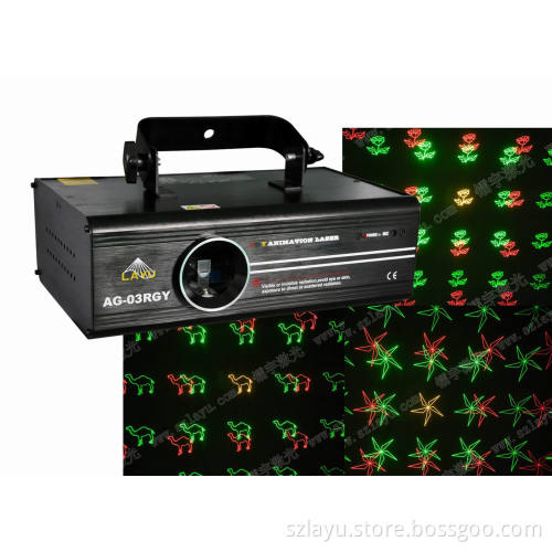 New Moving Head Animation Grating Laser Light (AG-03RGY)
